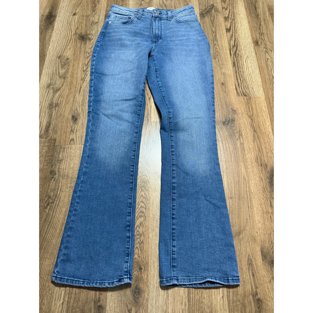 Sonoma Goods For Life Jeans Womens 8 Blue Ladies Mid Rise Bootcut Excellent